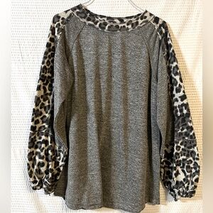 Women’s Easel Long Sleeve Oversized Shirt